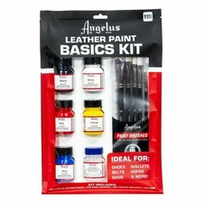 Angelus Acrylic Leather Paint Basics Kit - Sneaker & Shoe Custom Starter Set picture