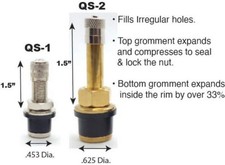 Hardline QuickStem Push-In Tire Valve Stem 0.625in Universal QS-2 picture