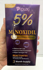 Pipuxi 5% Minoxidil Hair Growth Treatment  3 Month Supply - NEW SEALED picture