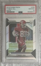 2016 Panini Prizm TYREEK HILL #296 Prizm Rookie ( PSA 10 )  picture