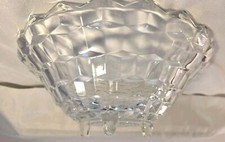 Whitehall Pattern 10in Indiana Glass 3-toed Fruit Bowl Vintage1930's/1940's  picture