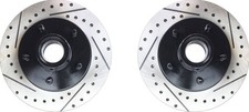 1995-1998 Chevrolet Silverado Front Rotor Set,  Cross Drilled & Slotted picture