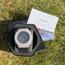 Casio G-SHOCK Analog/Digital Quartz Black Resin Watch 200m Shock Resist Box picture