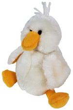GUND Duck Omelette  Plush Cream White Orange Feet Stuffed Animal Doll Toy Gift picture