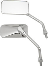 EMGO 20-42470 El Chico Chrome Side View Mirror M10x1.25 Pair picture