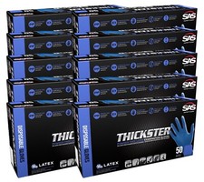 SAS Safety® Thickster® Powder-Free Exam Grade Latex Gloves (500/Case) picture