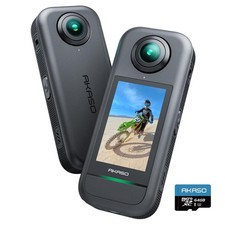 Akaso 360 Action Camera 5.7K Video 1/2 In 48MP Sensors AI Tracking with 64G Card picture