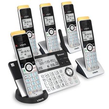 VTech 5-Handset DECT 6.0 Cordless Phone 2300ft Range Answering Machine picture