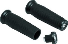 KURYAKYN 5947 Black Thresher Handlebar Grips for Metric Motorcycles picture
