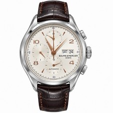 Baume & Mercier Clifton Chronograph Automatic M0A10123 43mm Authentic Brown Band picture