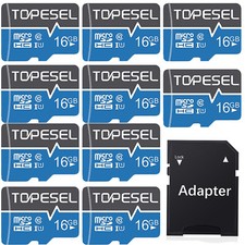 TOPESEL 16GB Ultra Micro SDHC SD Card C10 TF Cards Memory 1/10/100pcs Wholesale picture