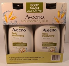 2 Pack Aveeno Daily Moisturizing Body Lotion, Value Size 33 Fl oz Brand New Box picture