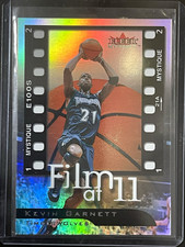 Fleer Mystique 2000-01 Film at 11 Kevin Garnett Timberwolves #4/10 FE picture