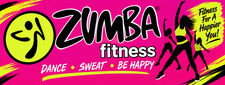 3ft x 8ft ZUMBA FITNESS  Vinyl Banner- New-Free Shipping 1 picture