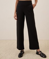 Pact Women's Airplane Wide Leg Pant Black X-Large 26