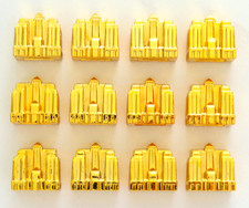 1991 Monopoly Collectors Editon 12 Hotels Franklin Mint Gold Tone Game Parts picture