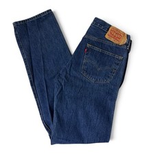 Levis 501 Button Fly Denim Jeans 34 x 36 Vintage Straight Leg  picture
