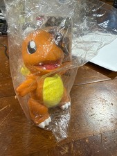 Vintage 1998 TOMY Pokemon Charmander  Deluxe Soft Vinyl with Original Tag picture