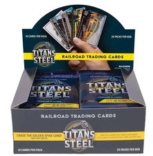 Walthers 900-1000- Titans of Steel Includes 24 Series One Trading Card Packs picture