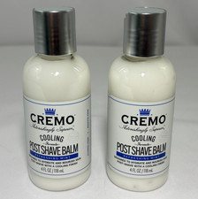 2 PACK Cremo Refreshing Mint Cooling Post Shave Balm 4 oz Hard to Find NEW picture