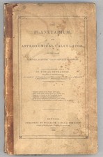 Tobias Ostrander / Planetarium and Astronomical Calculator for the Use 1834 picture