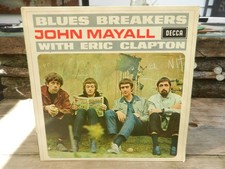 JOHN MAYALL WITH ERIC CLAPTON Blues Breakers Vinyl Record LP Decca 1966 STEREO picture