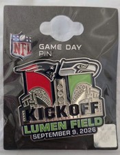 New England Patriots VS Seattle Seahawks GAME DAY PIN 9/9/26 NFL KICKOFF picture