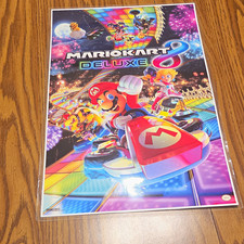 Nintendo Mario Kart 8 Deluxe Poster Multicolor Paper Vertical Kids Adults picture