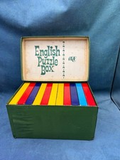 Vintage Abercrombie & Fitch 11 English Puzzle Box Set R Journet England picture