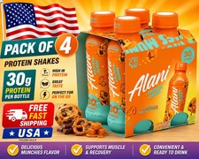 Alani Nu Protein Shake, Munchies, 12 fl oz, 4 Pack, Bottles, 30g Protein, Gluten picture