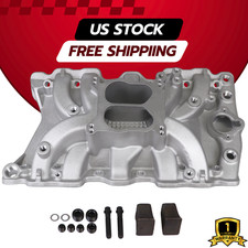 Intake Manifold For Oldsmobile 307 330 350 403 1964-1985 Chevy Buick Pontiac picture