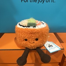 Jellycat CODHI CALIFORNIAN ROLL NWT Exclusive Sushi RARE AUTHENTIC 100% picture