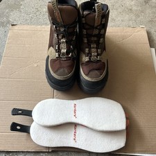 Korkers Redside FB3310 Wading Boots Size 9 Rubber and Felt Soles Fly Fishing picture