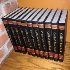 Colliers Yearbook 1985-1995 11 Volumes picture