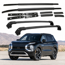 4PCS Roof Rack Side Rails Cross Bars for Mitsubishi Outlander 2022-2026 Black picture