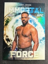 2026 Topps Chrome UFC Immortal Force Jon Jones #IF-4 SSP Champ Bones Goat picture