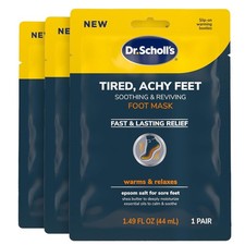 Dr. Scholl's® Tired, Achy Feet Soothing & Reviving Foot Mask, 3 Pair, Warming picture