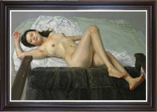 Hand Painted Oil Painting art chinese Female woman Nude On Canvas 24