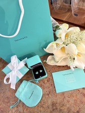 Love Tiffany Co. Blue Heart Earrings Original picture