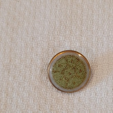 Antique Coralene Glass button  1880's  RARE picture