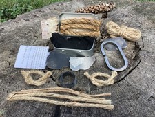 Complete English Flint and Steel Kit, Fire Starter W/ Flint Sharpener & Extras picture