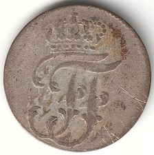 1803 German States Mecklenburg-Schwerin Schilling Silver Nice  picture