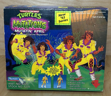Mutatin April Teenage Mutant Ninja Turtles  1993 TMNT Playmates Sealed Box Rare picture