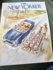 1956 , September 8 THE NEW YORKER MAGAZINE - ILLUSTRATED COVER ART picture