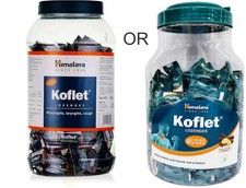 1 Box 200 pc Himalaya Herbals KOFLET Lozenges Jar For Sore Throat  picture
