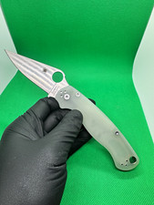 Spyderco M4 Paramilitary 2 Knife JADE G-10 (3.4