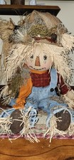 Adorable Primitive Folkart Scarecrow  30
