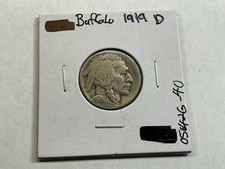 1919-D Buffalo Nickel from Denver Mint Tougher Date-050426-40te picture
