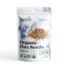 Organic Brown Flax Seeds — Whole, Non-GMO, Kosher, Raw, Dried, Bulk picture