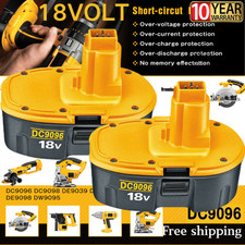 2X 7.0AH 18V replace for Dewalt 18V Battery DC9096-2 DC9096 DC9098 DC9099 DC9181 picture